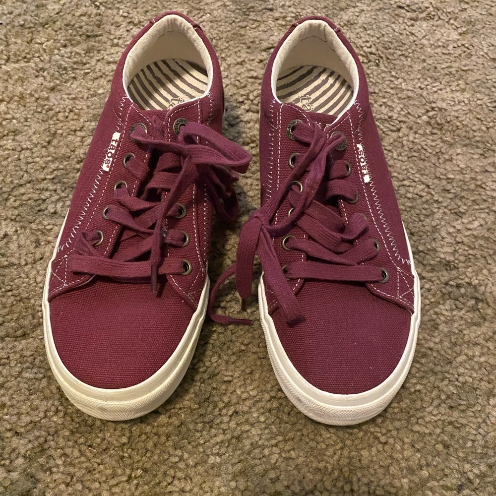Taos Plim Soul Burgundy Canvas Sneakers